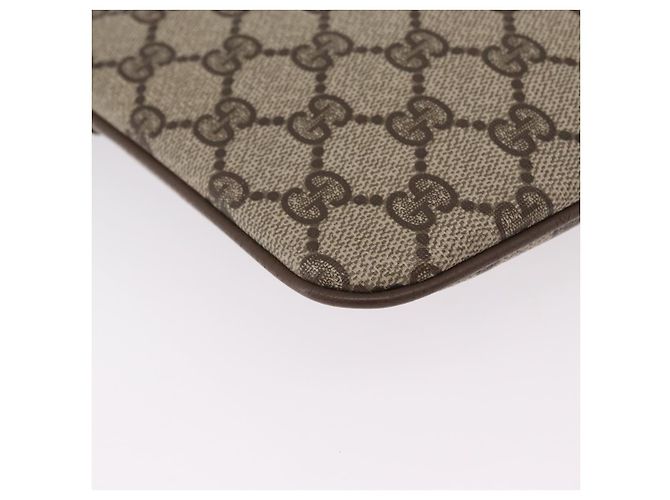 GUCCI GG Supreme Web Sherry Line Bag PVC Beige Gold 904 02 047 - vista 11