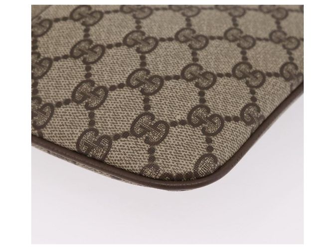 GUCCI GG Supreme Web Sherry Line Bag PVC Beige Gold 904 02 047 - vista 12