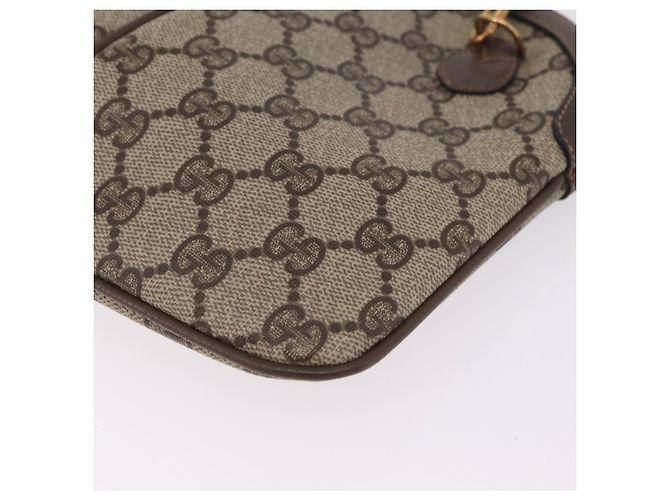 GUCCI GG Supreme Web Sherry Line Bag PVC Beige Gold 904 02 047 - vista 14