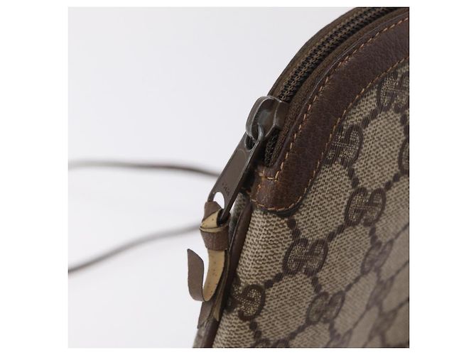 GUCCI GG Supreme Web Sherry Line Bag PVC Beige Gold 904 02 047 - vista 16
