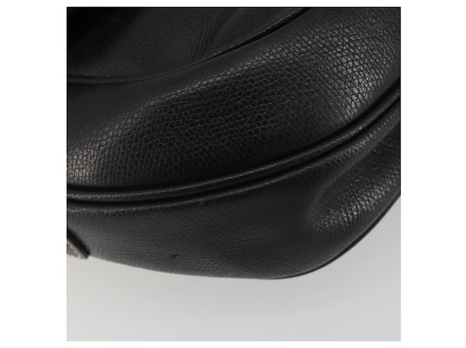LOEWE Anagram Shoulder Bag Leather Black Gold - vista 15
