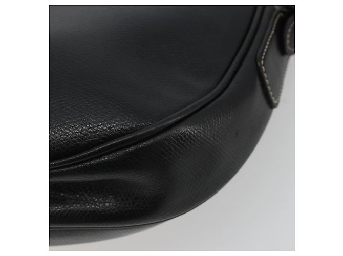 LOEWE Anagram Shoulder Bag Leather Black Gold - vista 16
