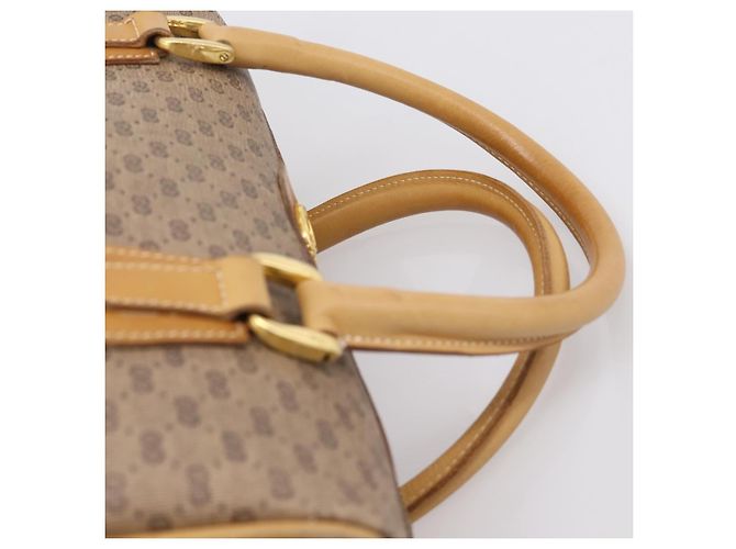 GUCCI Micro GG Supreme Hand Bag PVC 2way Beige Gold 67 02 4422 - vista 14