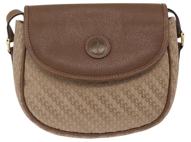 GUCCI Shoulder Bag Canvas Beige Gold Tone 007 115 0074 - vista 13