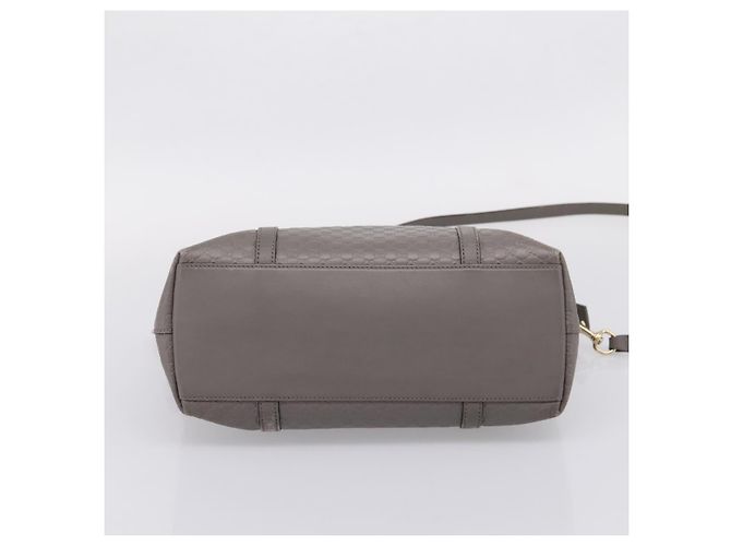 GUCCI Micro GG Canvas Guccissima Bag Leather 2way Outlet 449656 - vista 5