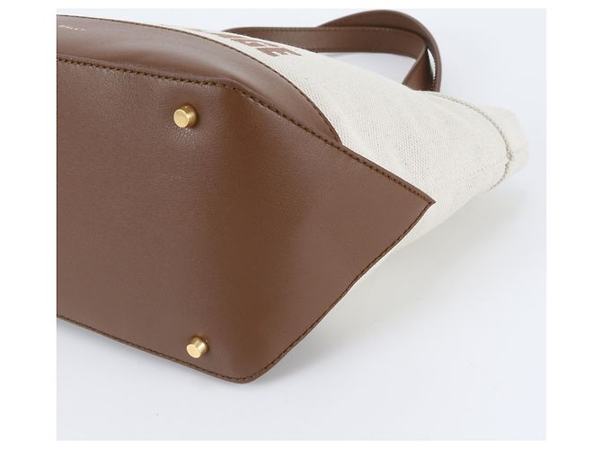 Bally Leather Canvas Tote Bag - view 4