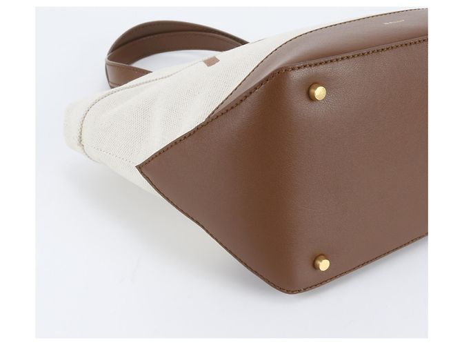 Bally Leather Canvas Tote Bag - view 6