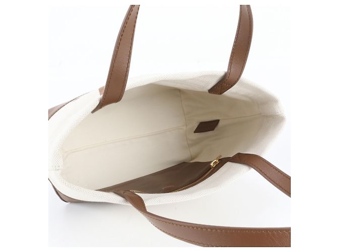 Bally Leather Canvas Tote Bag - view 7