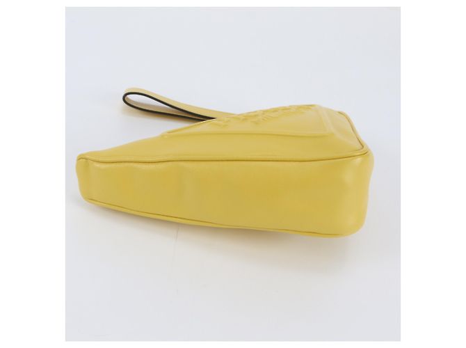 Pochette Prada Triangle en cuir - vue 6