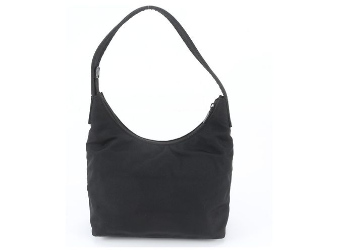 Borsa a tracolla Gucci in pelle e nylon - vista 3