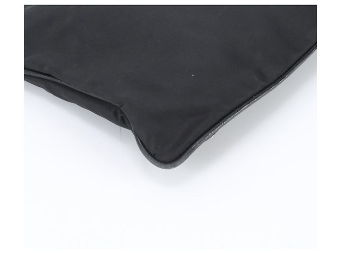 Borsa a tracolla in pelle e nylon Tessuto con logo triangolare Prada - vista 4