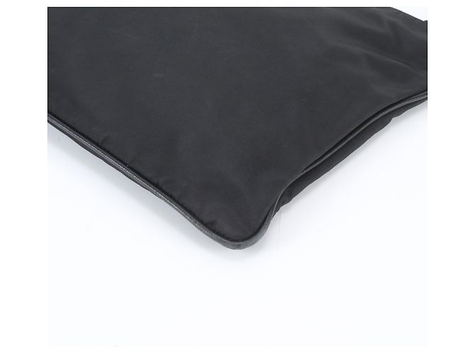 Borsa a tracolla in pelle e nylon Tessuto con logo triangolare Prada - vista 5
