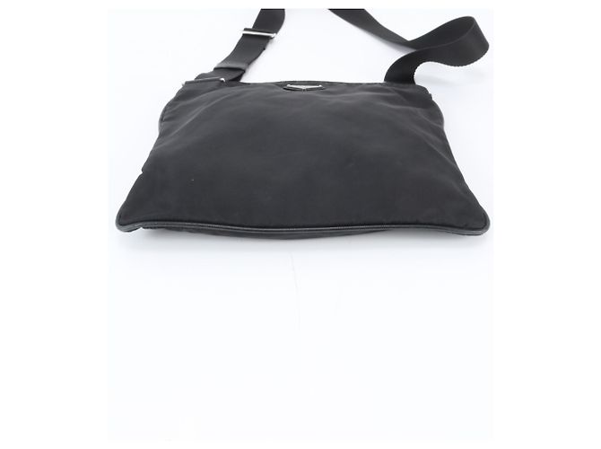 Borsa a tracolla in pelle e nylon Tessuto con logo triangolare Prada - vista 6