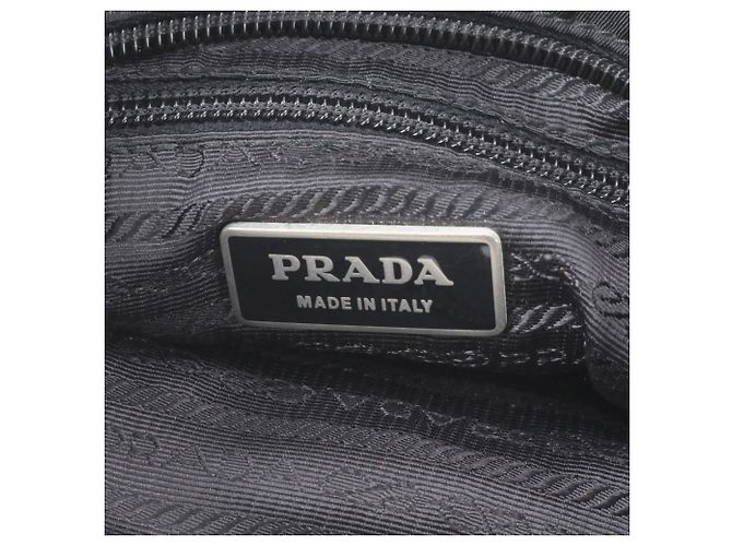 Borsa a tracolla in pelle e nylon Tessuto con logo triangolare Prada - vista 9