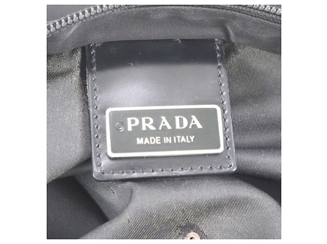 Sac messager Prada en nylon Tessuto avec logo triangle - vue 8