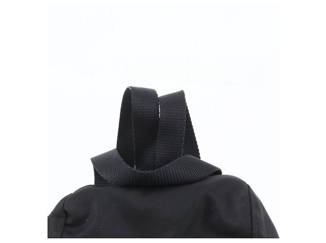 Prada Tessuto Nylon Triangle Logo Backpack/Shoulder Bag - view 2