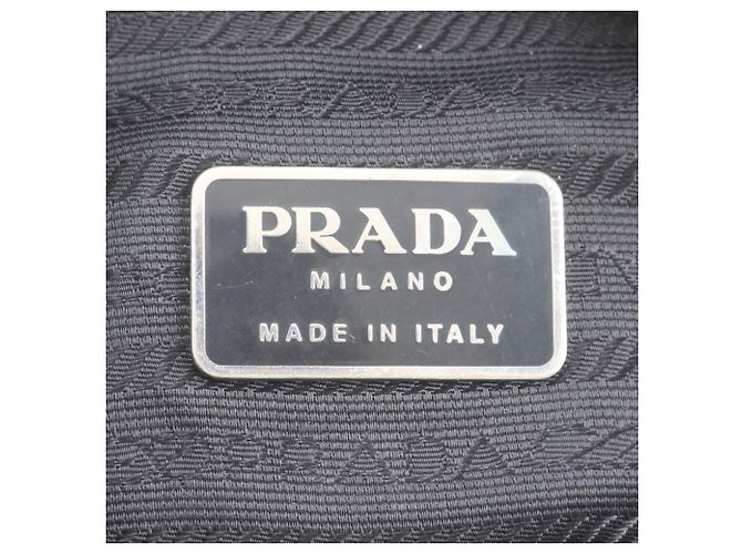 Prada Tessuto Nylon Triangle Logo Backpack/Shoulder Bag - view 9