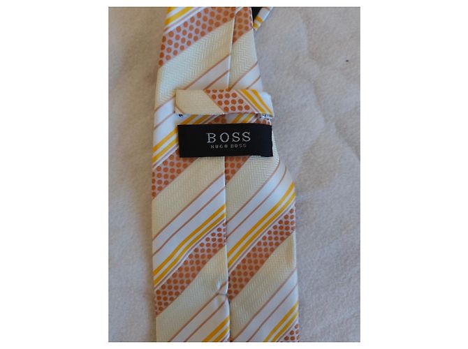 BOSS Hugo Boss Striped Silk Tie - view 2