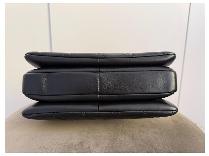 Chanel Trendy CC Small "So Black" – Lambskin & Black Hardware – Set Completo & Garanzia Attiva - vista 8