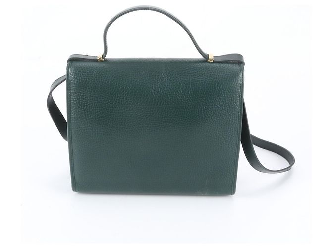 Borsa 2-Way in pelle verde Christian Dior - vista 4