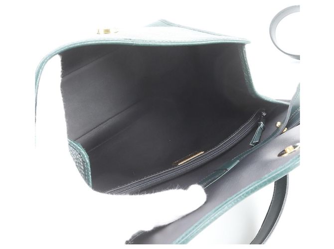 Borsa 2-Way in pelle verde Christian Dior - vista 8