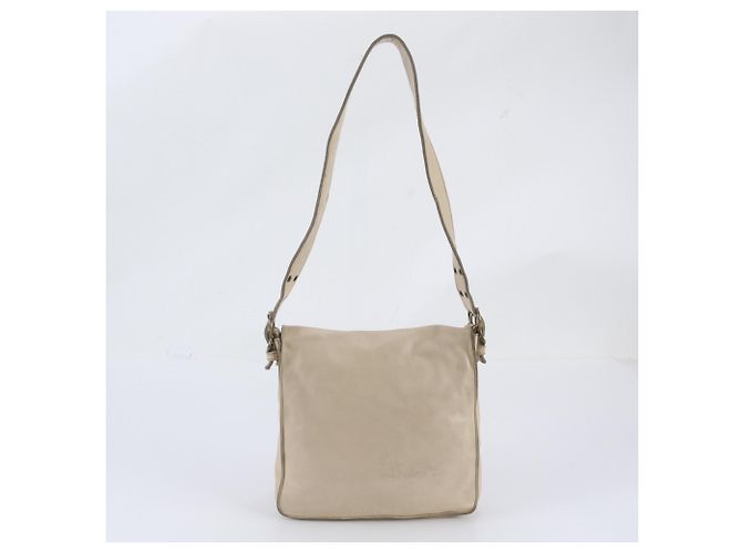 Miu Miu Schultertasche aus Leder in Ivory - Ansicht 3