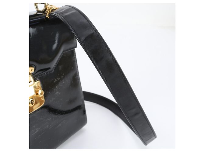 Gucci Lady Lock Schultertasche aus Leder - Ansicht 3
