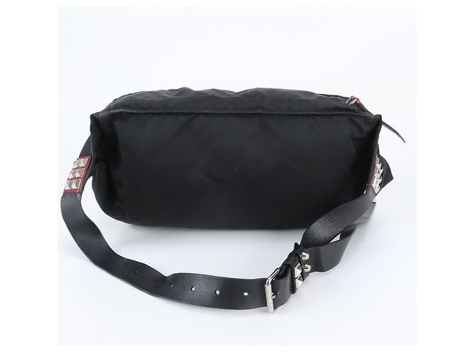 Sac bandoulière 2-Way Prada Tessuto Nylon avec logo triangle - vue 3