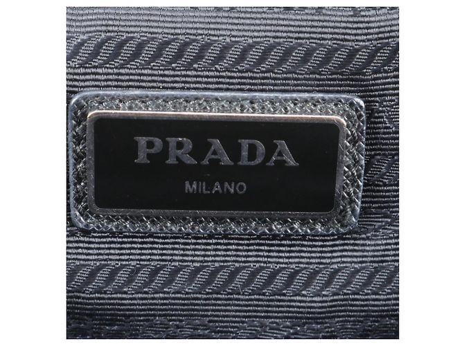 Sac bandoulière 2-Way Prada Tessuto Nylon avec logo triangle - vue 8
