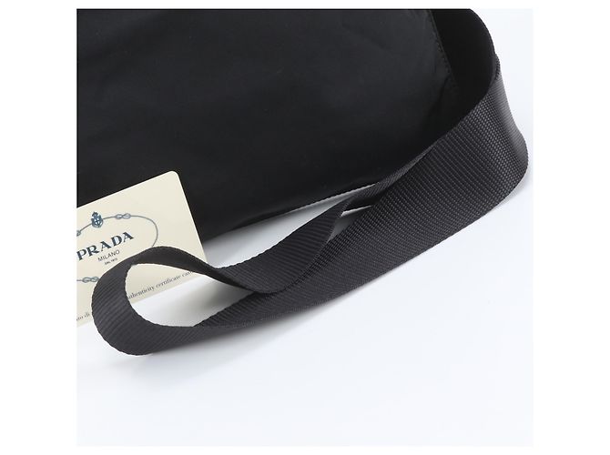 Prada Tessuto Nylon Triangle Logo BT0420 Leather Shoulder Bag - view 2
