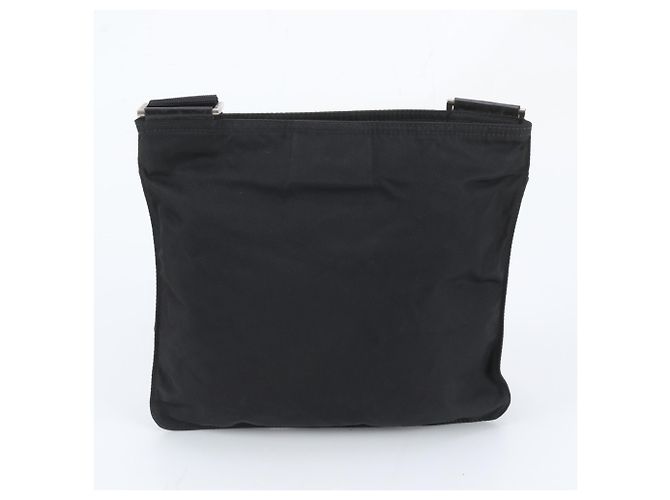 Prada Tessuto Nylon Triangle Logo BT0420 Leather Shoulder Bag - view 3