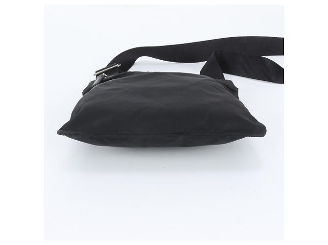 Prada Tessuto Nylon Triangle Logo BT0420 Leather Shoulder Bag - view 5
