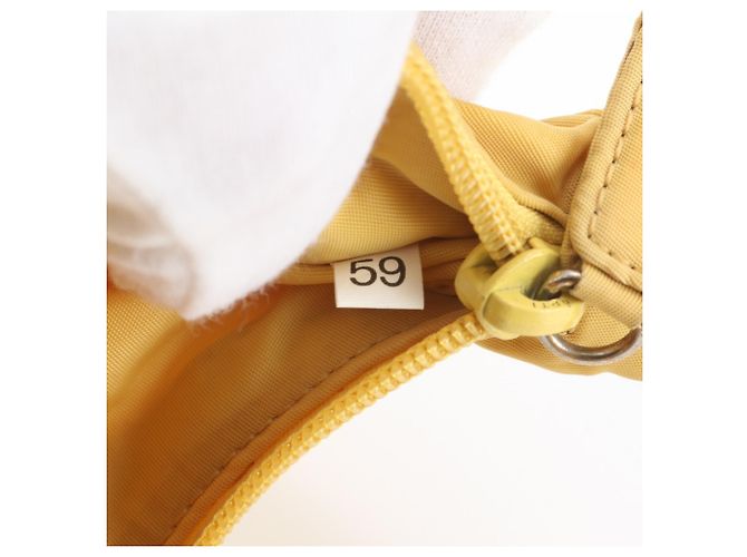 Sac à épaule Prada Tessuto Nylon avec logo triangle - vue 9