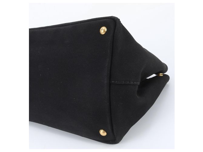 Prada Canapa Triangle Logo Tote Bag - view 4