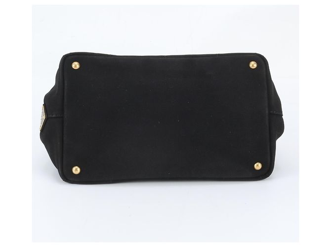 Prada Canapa Triangle Logo Tote Bag - view 5