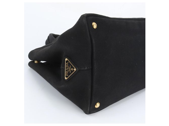 Prada Canapa Triangle Logo Tote Bag - view 6