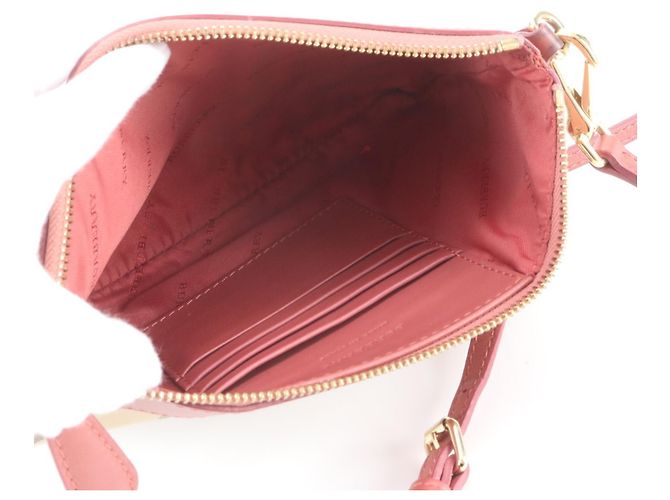 Bolsa de Ombro Burberry Nova Check Shadow Horse em couro e nylon - vista 7