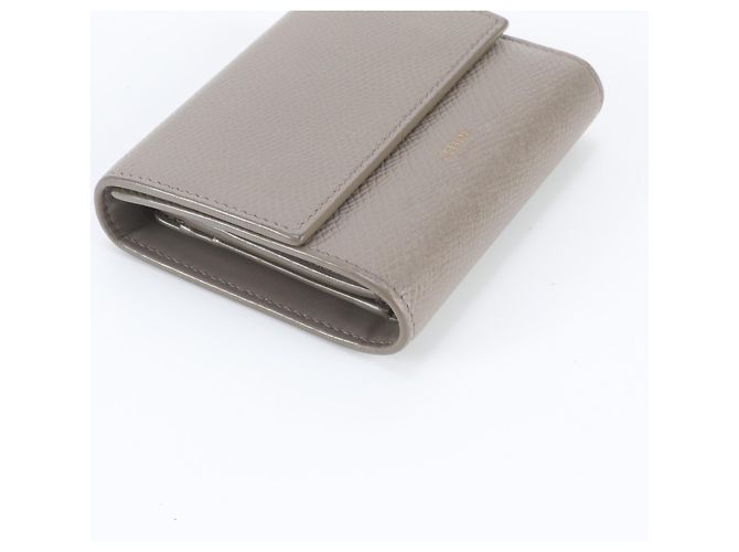 Céline Celine Leather Tri-fold Wallet - view 3