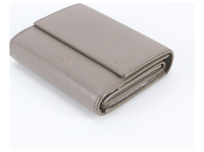 Céline Celine Leather Tri-fold Wallet - view 4