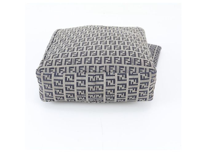Fendi Zucchino FF Leder Canvas Tote Bag - Ansicht 6