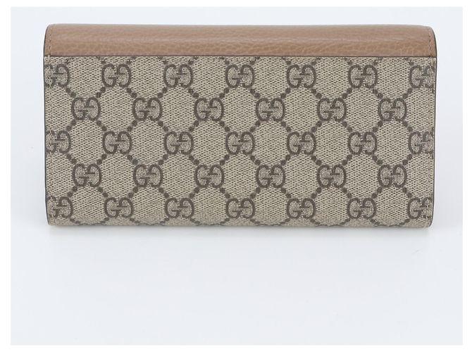 Gucci GG Supreme Marmont Leder-Langbrieftasche - Ansicht 2