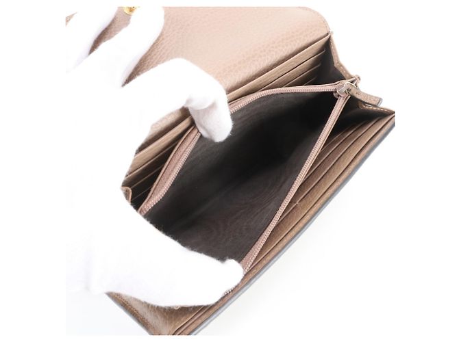 Gucci GG Supreme Marmont Leder-Langbrieftasche - Ansicht 7