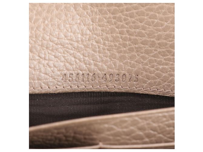 Gucci GG Supreme Marmont Leder-Langbrieftasche - Ansicht 9