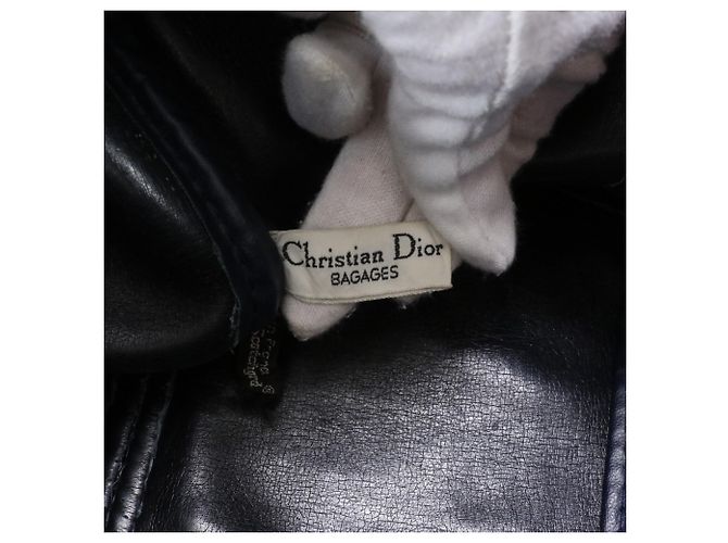 Borsa Boston Christian Dior Trotter in pelle e canvas - vista 8