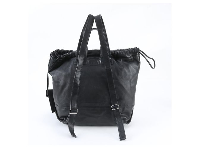 Autre Marque Sac à dos 2-Way en cuir Yves Saint Laurent Sac cabas - vue 3