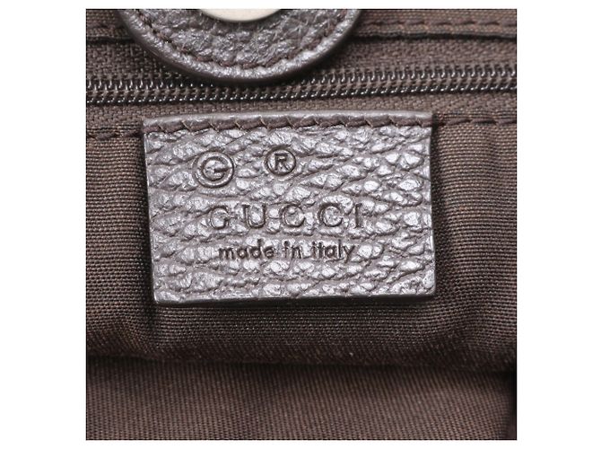 Bamboo Borsa Tote Gucci GG Canvas con nappina in bambù - vista 8