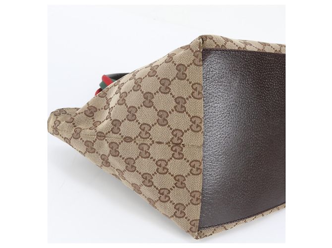 Saco Tote Gucci GG Canvas Sherry Line - vista 6
