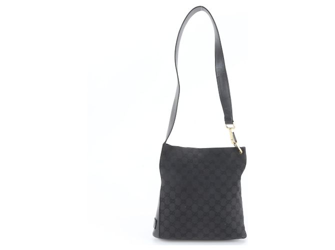 Borsa a tracolla Gucci in tela GG e pelle - vista 3