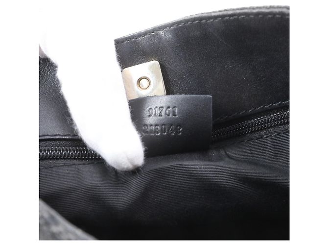 Borsa a tracolla Gucci in tela GG e pelle - vista 9