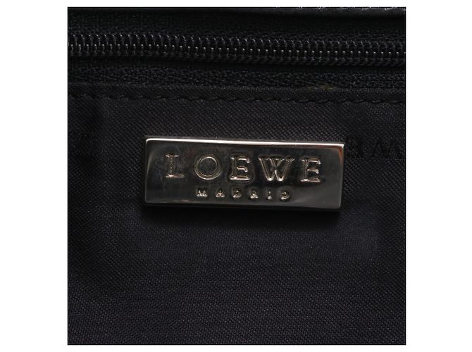 Saco de ombro tote Loewe em couro preto - vista 8